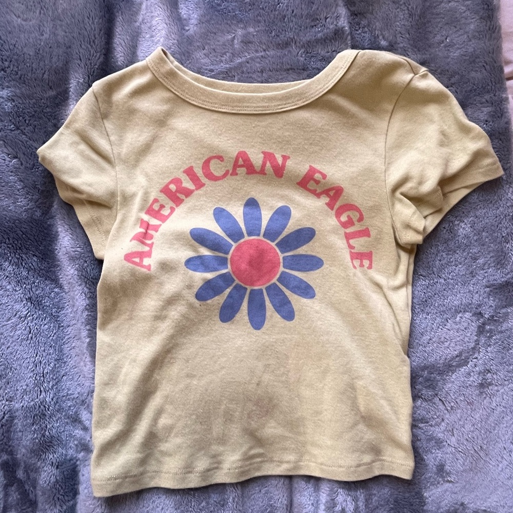 american eagle baby tee